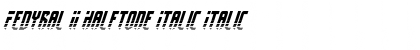 Download Fedyral II Halftone Italic Font Download Fedyral II Halftone Italic Font