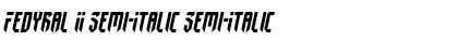 Download Fedyral II Semi-Italic Font Download Fedyral II Semi-Italic Font