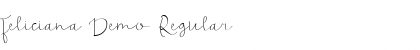 Download Feliciana Demo Font Download Feliciana Demo Font