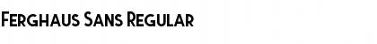 Download Ferghaus Sans Font Download Ferghaus Sans Font