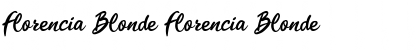 Download Florencia Blonde Font Download Florencia Blonde Font
