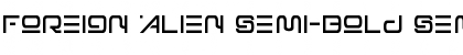 Download Foreign Alien Semi-Bold Font Download Foreign Alien Semi-Bold Font