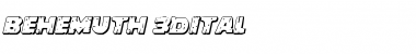 Download Behemuth 3D Italic Font Download Behemuth 3D Italic Font