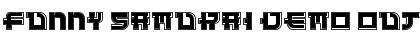 Download Funny Samurai Demo Outline Font Download Funny Samurai Demo Outline Font