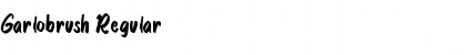 Download Garlobrush Font Download Garlobrush Font