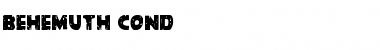 Download Behemuth Condensed Font Download Behemuth Condensed Font