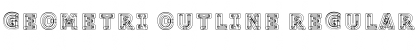 Download Geometri Outline Font Download Geometri Outline Font