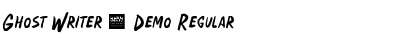 Download Ghost Writer - Demo Font Download Ghost Writer - Demo Font
