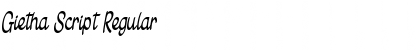 Download Gietha Script Font Download Gietha Script Font