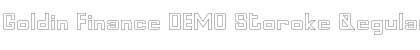 Download Goldin Finance DEMO Storoke Font Download Goldin Finance DEMO Storoke Font