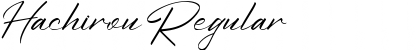 Download Hachirou Font Download Hachirou Font