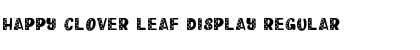 Download Happy Clover Leaf Display Font Download Happy Clover Leaf Display Font