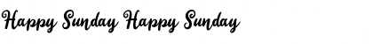 Download Happy Sunday Font Download Happy Sunday Font