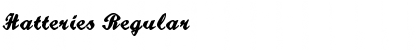 Download Hatteries Font Download Hatteries Font