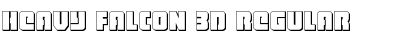 Download Heavy Falcon 3D Font Download Heavy Falcon 3D Font