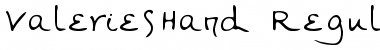 Download ValeriesHand Font Download ValeriesHand Font
