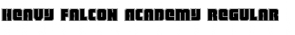 Download Heavy Falcon Academy Font Download Heavy Falcon Academy Font