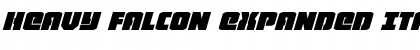 Download Heavy Falcon Expanded Italic Font Download Heavy Falcon Expanded Italic Font