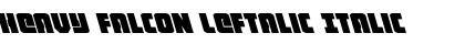 Download Heavy Falcon Leftalic Font Download Heavy Falcon Leftalic Font
