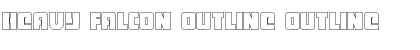 Download Heavy Falcon Outline Font Download Heavy Falcon Outline Font