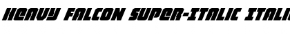 Download Heavy Falcon Super-Italic Font Download Heavy Falcon Super-Italic Font