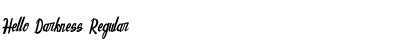 Download Hello Darkness Font Download Hello Darkness Font