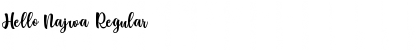 Download Hello Najwa Font Download Hello Najwa Font