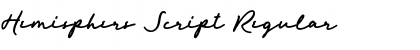 Download Hemisphers Script Font Download Hemisphers Script Font