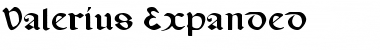 Download Valerius Expanded Font Download Valerius Expanded Font