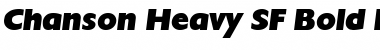 Download Chanson Heavy SF Font Download Chanson Heavy SF Font