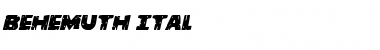 Download Behemuth Italic Font Download Behemuth Italic Font