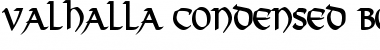 Download Valhalla Condensed Font Download Valhalla Condensed Font