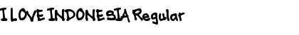 Download I LOVE INDONESIA Font Download I LOVE INDONESIA Font