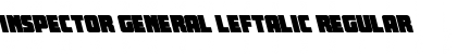 Download Inspector General Leftalic Font Download Inspector General Leftalic Font