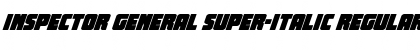 Download Inspector General Super-Italic Font Download Inspector General Super-Italic Font