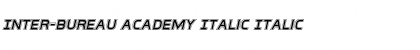 Download Inter-Bureau Academy Italic Font Download Inter-Bureau Academy Italic Font