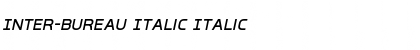 Download Inter-Bureau Italic Font Download Inter-Bureau Italic Font