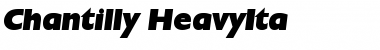 Download Chantilly-HeavyIta Font Download Chantilly-HeavyIta Font