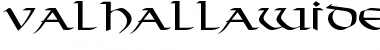 Download ValhallaWide Font Download ValhallaWide Font