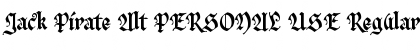 Download Jack Pirate Alt PERSONAL USE Font Download Jack Pirate Alt PERSONAL USE Font