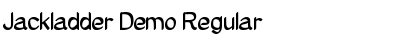 Download Jackladder Demo Font Download Jackladder Demo Font