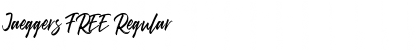 Download Jaeggers FREE Font Download Jaeggers FREE Font
