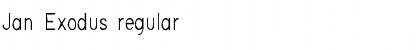 Download Jan Exodus Font Download Jan Exodus Font