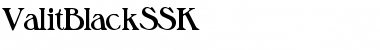 Download ValitBlackSSK Font Download ValitBlackSSK Font