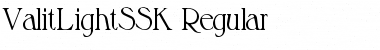 Download ValitLightSSK Font Download ValitLightSSK Font