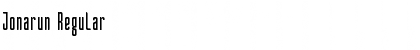 Download Jonarun Font Download Jonarun Font
