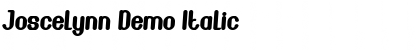 Download Joscelynn Demo Font Download Joscelynn Demo Font