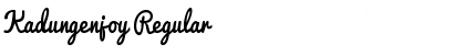 Download Kadungenjoy Font Download Kadungenjoy Font