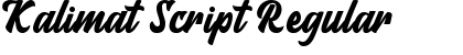 Download Kalimat Script Font Download Kalimat Script Font