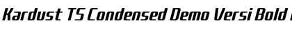 Download Kardust TS Condensed Demo Versi Font Download Kardust TS Condensed Demo Versi Font